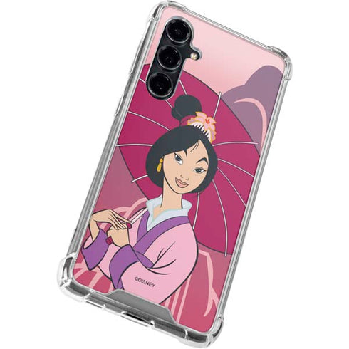 Disney Mulan with Umbrella Galaxy S23 FE Clear Case