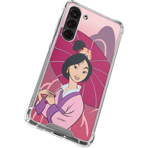Disney Mulan with Umbrella Galaxy S23 Plus Clear Case