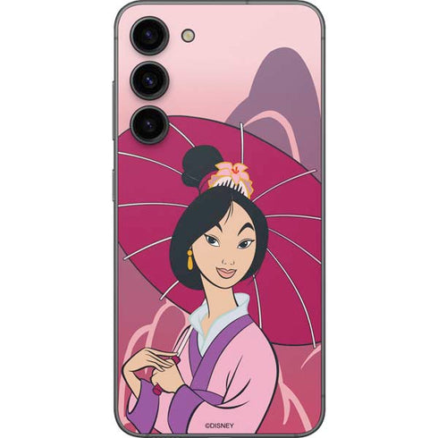Disney Mulan with Umbrella Galaxy S23 Plus Skin