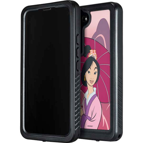 Disney Mulan with Umbrella Galaxy S23 Plus Waterproof Case