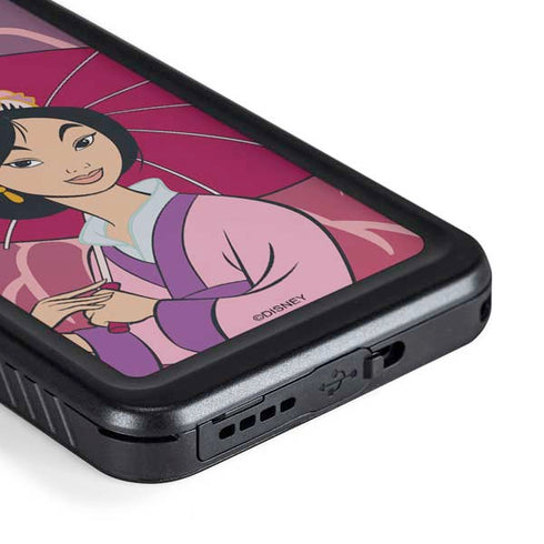 Disney Mulan with Umbrella Galaxy S23 Plus Waterproof Case