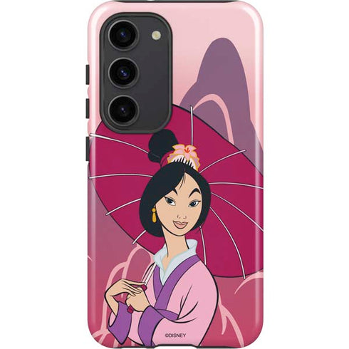 Disney Mulan with Umbrella Galaxy S23 Pro Case