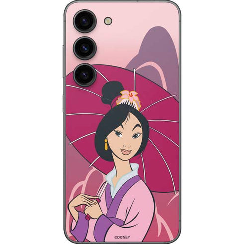 Disney Mulan with Umbrella Galaxy S23 Skin
