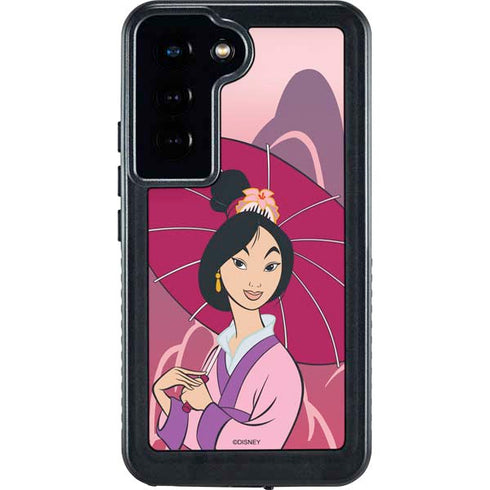 Disney Mulan with Umbrella Galaxy S23 Waterproof Case