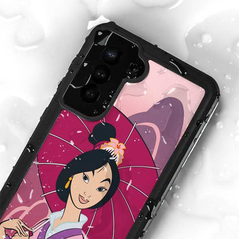 Disney Mulan with Umbrella Galaxy S23 Waterproof Case