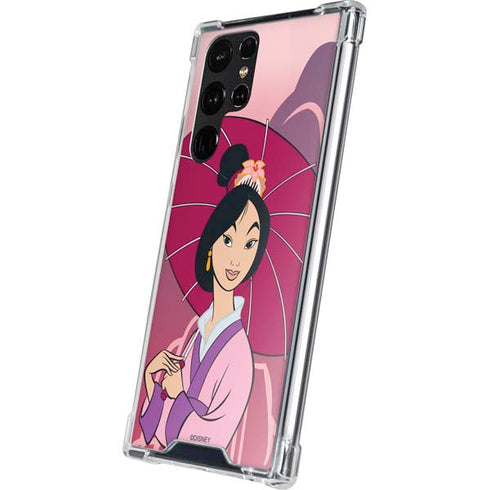 Disney Mulan with Umbrella Galaxy S24 Ultra Clear Case