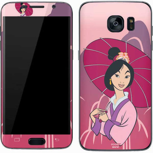 Disney Mulan with Umbrella Galaxy S7 Skin