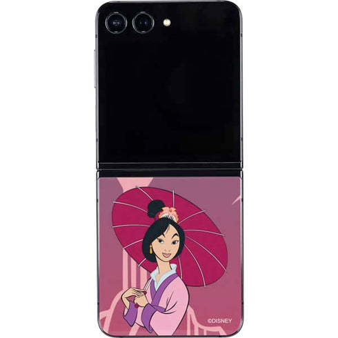 Disney Mulan with Umbrella Galaxy Z Flip5 5G Skin