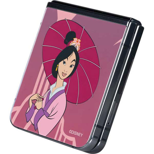 Disney Mulan with Umbrella Galaxy Z Flip5 5G Skin