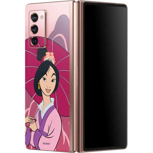 Disney Mulan with Umbrella Galaxy Z Fold2 5G Skin