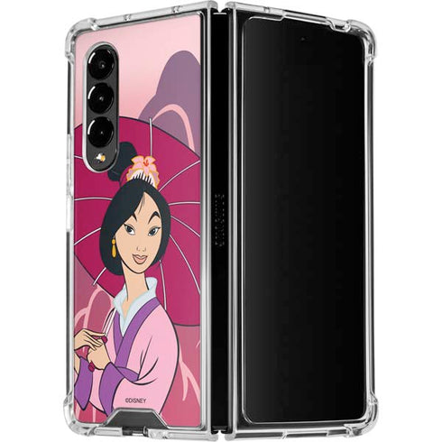 Disney Mulan with Umbrella Galaxy Z Fold4 5G Clear Case