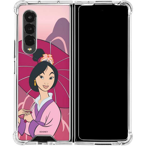 Disney Mulan with Umbrella Galaxy Z Fold4 5G Clear Case