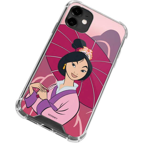 Disney Mulan with Umbrella iPhone 12 Clear Case