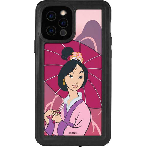 Disney Mulan with Umbrella iPhone 12 Pro Waterproof Case
