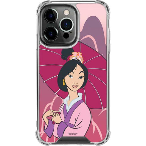 Disney Mulan with Umbrella iPhone 13 Pro Clear Case