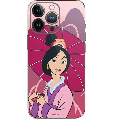 Disney Mulan with Umbrella iPhone 13 Pro Skin