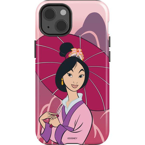 Disney Mulan with Umbrella iPhone 15 Impact Case