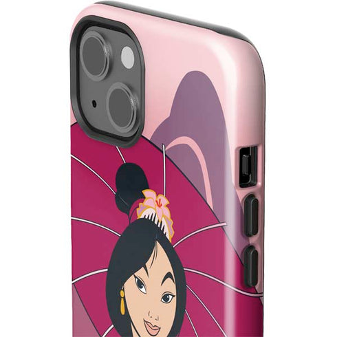 Disney Mulan with Umbrella iPhone 15 Impact Case