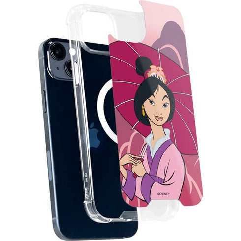 Disney Mulan with Umbrella iPhone 15 Plus MagSafe Case