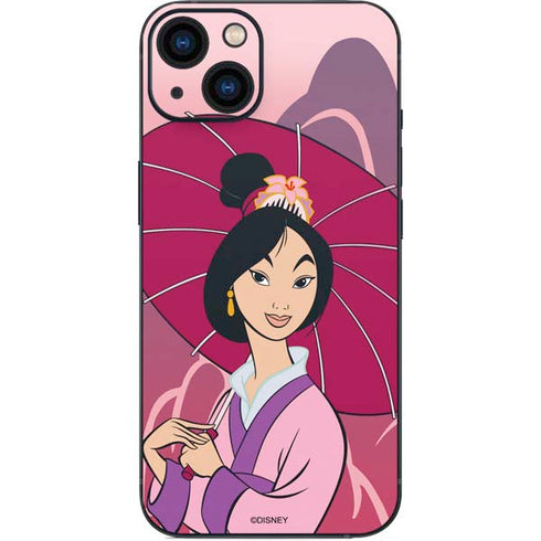 Disney Mulan with Umbrella iPhone 15 Plus Skin