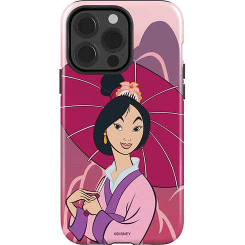 Disney Mulan with Umbrella iPhone 15 Pro Impact Case
