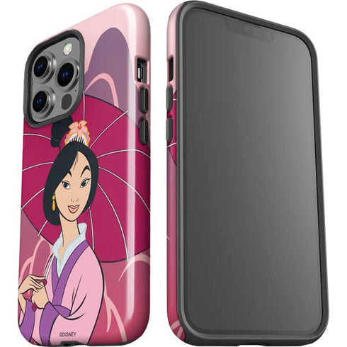 Disney Mulan with Umbrella iPhone 14 Pro Impact Case