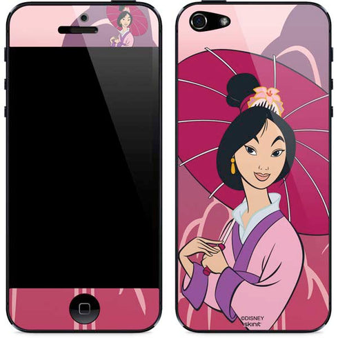 Disney Mulan with Umbrella iPhone 5/5s/5SE Skin