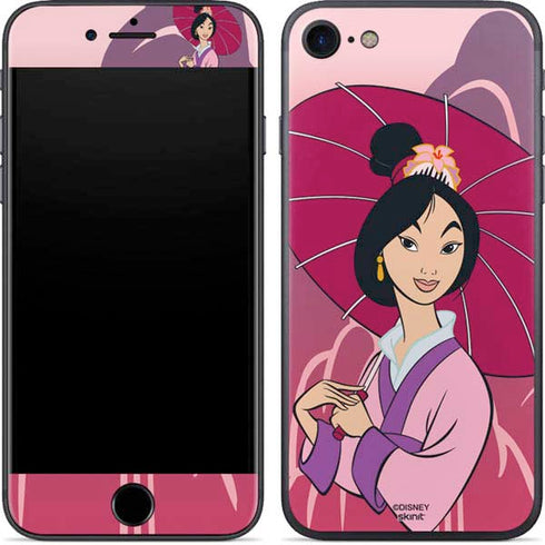Disney Mulan with Umbrella iPhone 8 Skin