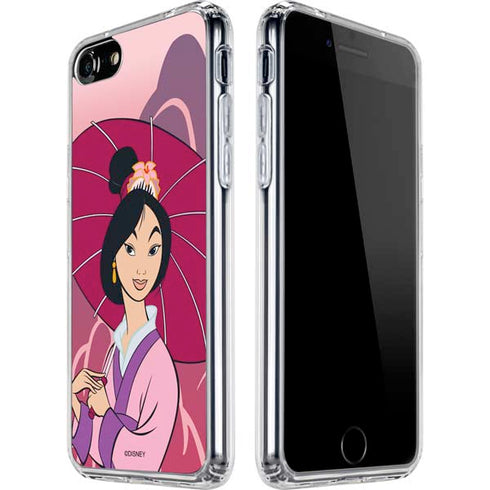 Disney Mulan with Umbrella iPhone SE (2nd & 3rd Gen) Clear Case
