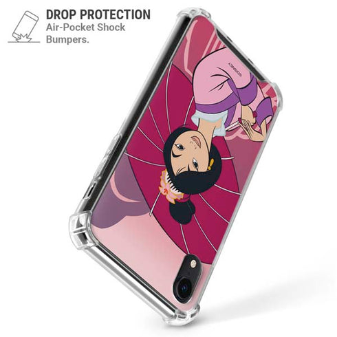 Disney Mulan with Umbrella iPhone XR Clear Case
