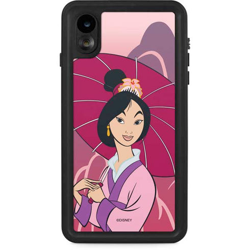 Disney Mulan with Umbrella iPhone XR Waterproof Case