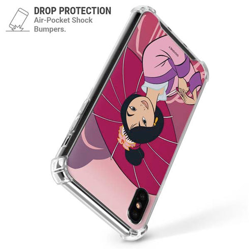Disney Mulan with Umbrella iPhone XS Max Clear Case