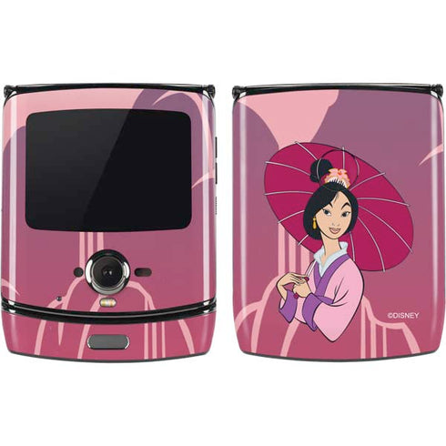 Disney Mulan with Umbrella Motorola RAZR Skin