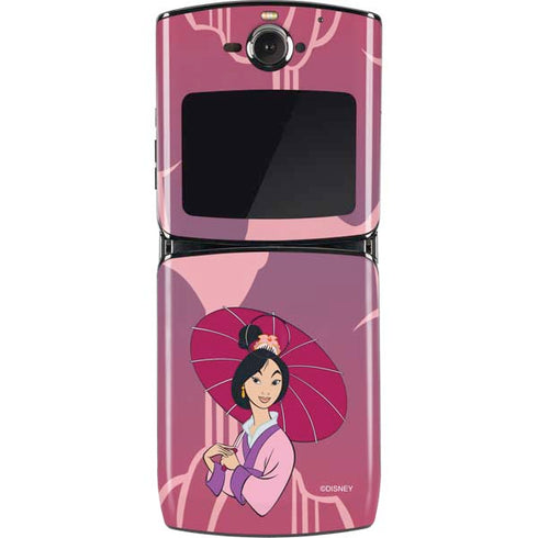 Disney Mulan with Umbrella Motorola RAZR Skin