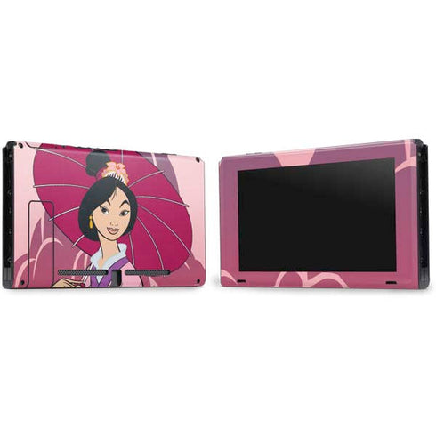 Disney Mulan with Umbrella Nintendo Switch Bundle Skin