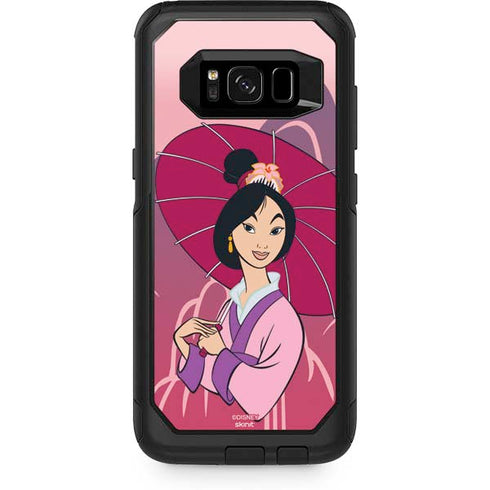 Disney Mulan with Umbrella Otterbox Commuter Galaxy Skin