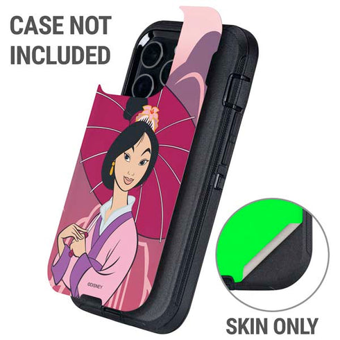 Disney Mulan with Umbrella Otterbox Defender iPhone Skin