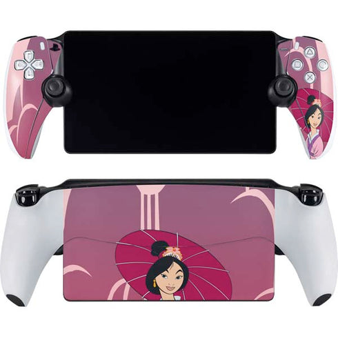 Disney Mulan with Umbrella PlayStation Portal Remote Player Skin
