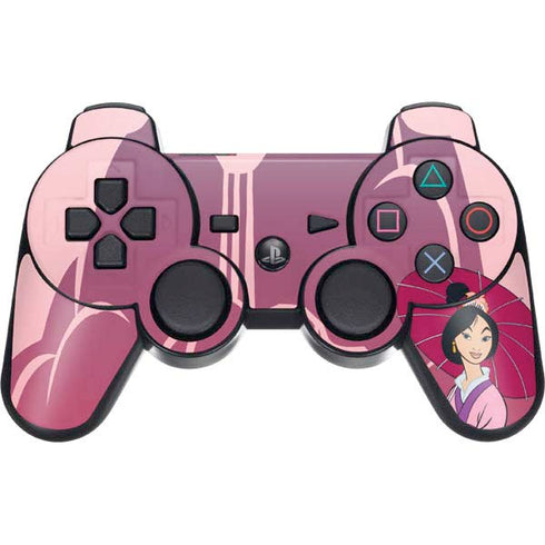 Disney Mulan with Umbrella PS3 Dual Shock wireless controller Skin