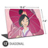 Disney Mulan with Umbrella Universal Laptop 13in (10.6 x 7.6in) Skin