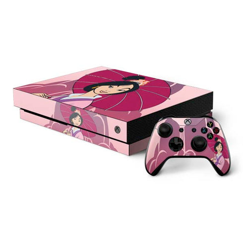 Disney Mulan with Umbrella Xbox One X Bundle Skin