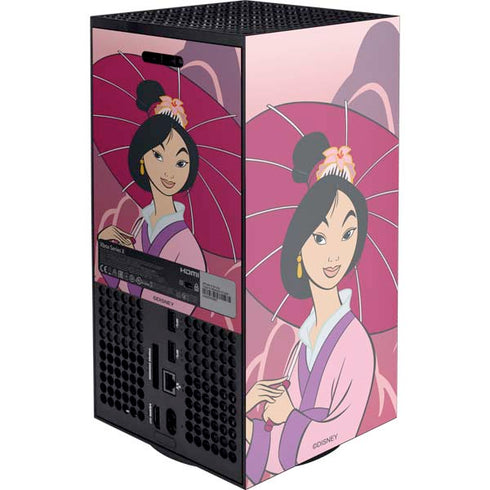 Disney Mulan with Umbrella Xbox Series X Console Skin