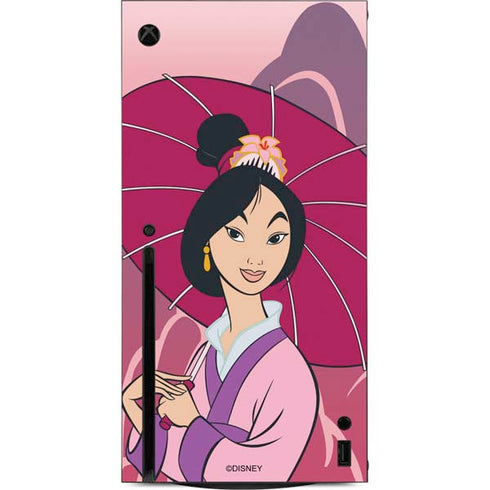Disney Mulan with Umbrella Xbox Series X Console Skin