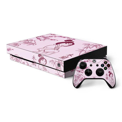 Disney Mulan Character Art Xbox One X Bundle Skin