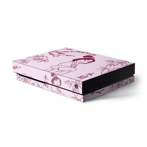 Disney Mulan Character Art Xbox One X Console Skin
