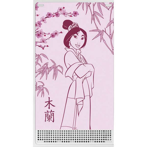 Disney Mulan Character Art Xbox Series S Console Skin
