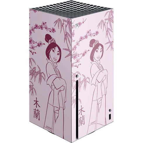 Disney Mulan Character Art Xbox Series X Console Skin