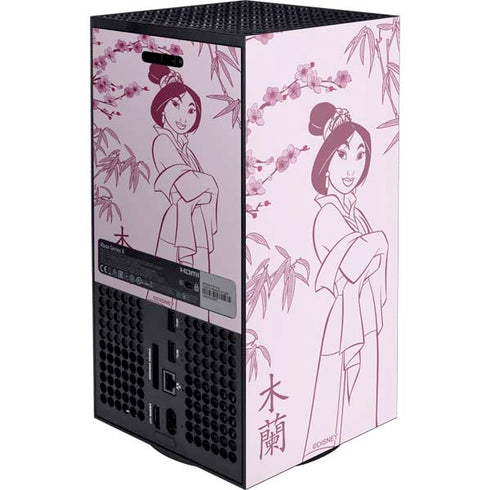 Disney Mulan Character Art Xbox Series X Console Skin