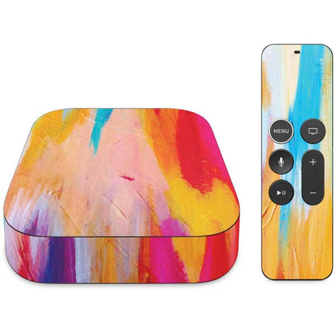 Etta Vee Multicolor Brush Stroke Apple TV Skin