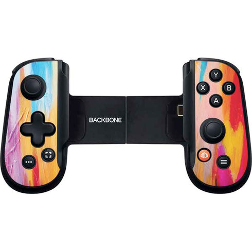 Multicolor Brush Stroke by Etta Vee Backbone One for iPhone Game Controller Skin